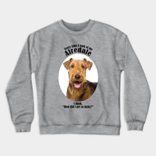 Lucky Airedale Crewneck Sweatshirt